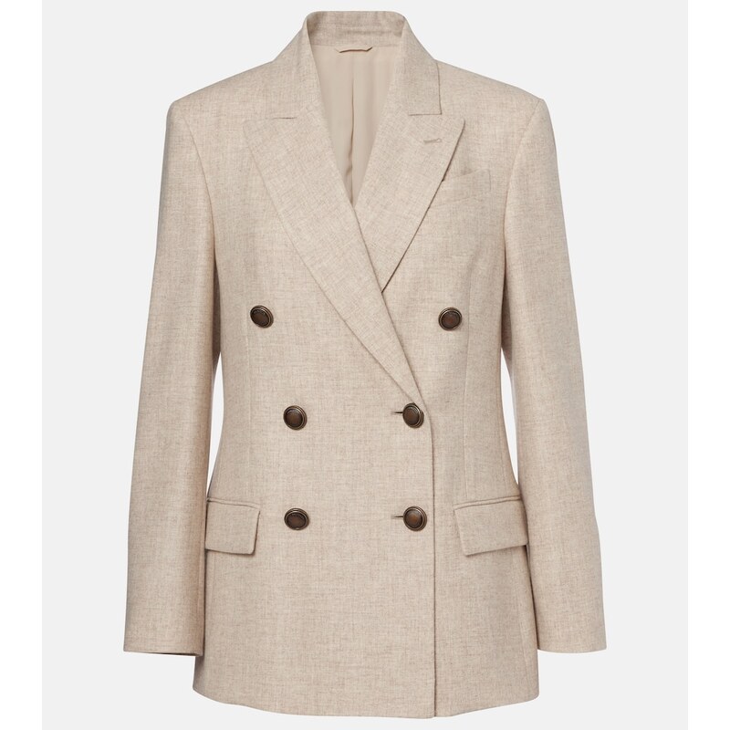 Brunello Cucinelli Wool and cashmere blazer