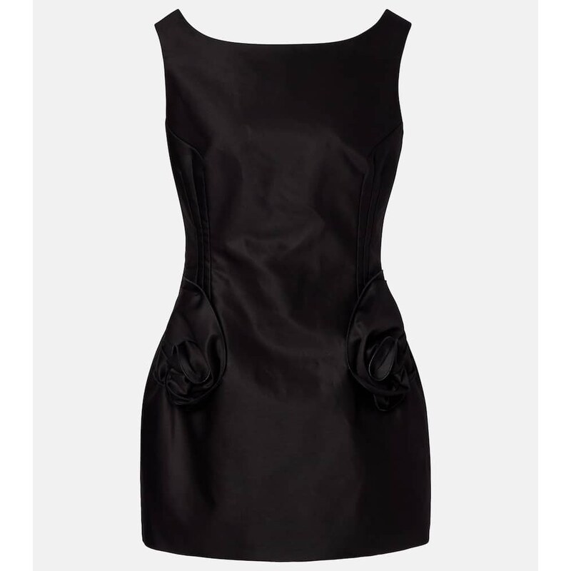 Magda Butrym Floral-appliquÃ cotton minidress