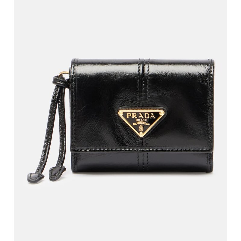 Prada Logo leather wallet