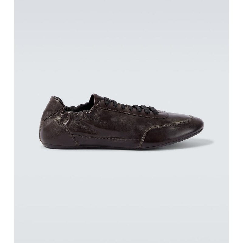 Prada Collapse leather sneakers