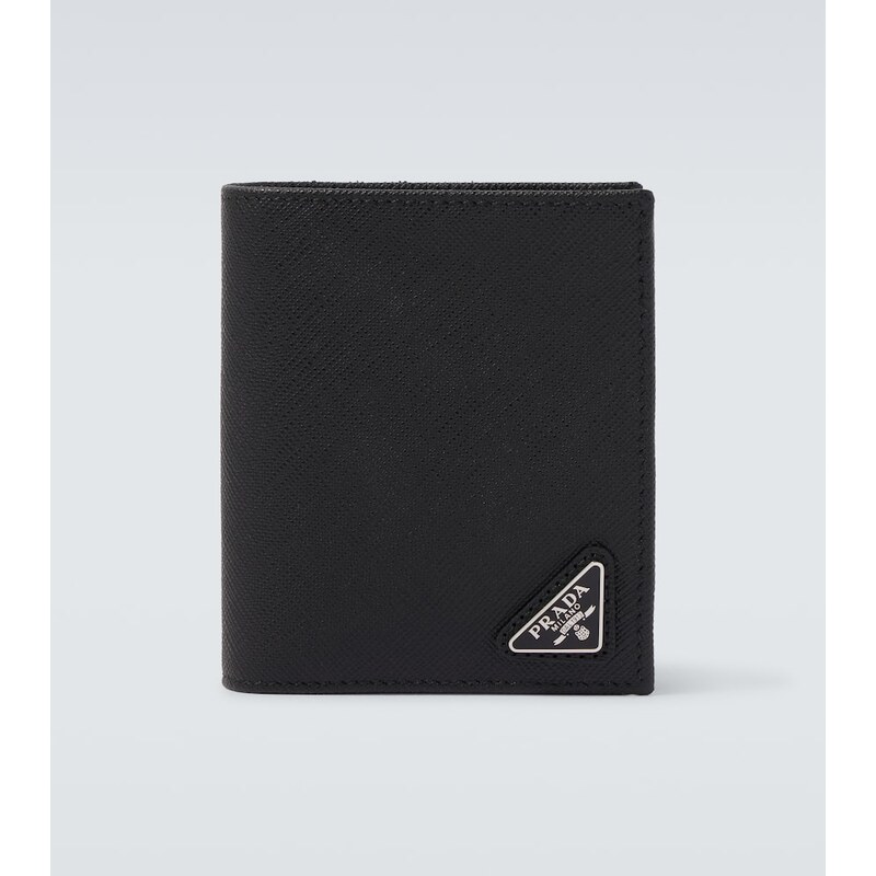 Prada Logo Saffiano leather wallet