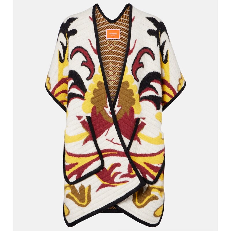 La DoubleJ In My Power patterned cape
