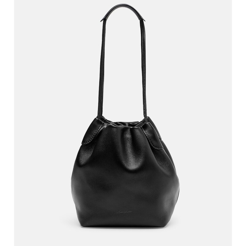 Loro Piana Bale Softy Small leather bucket bag