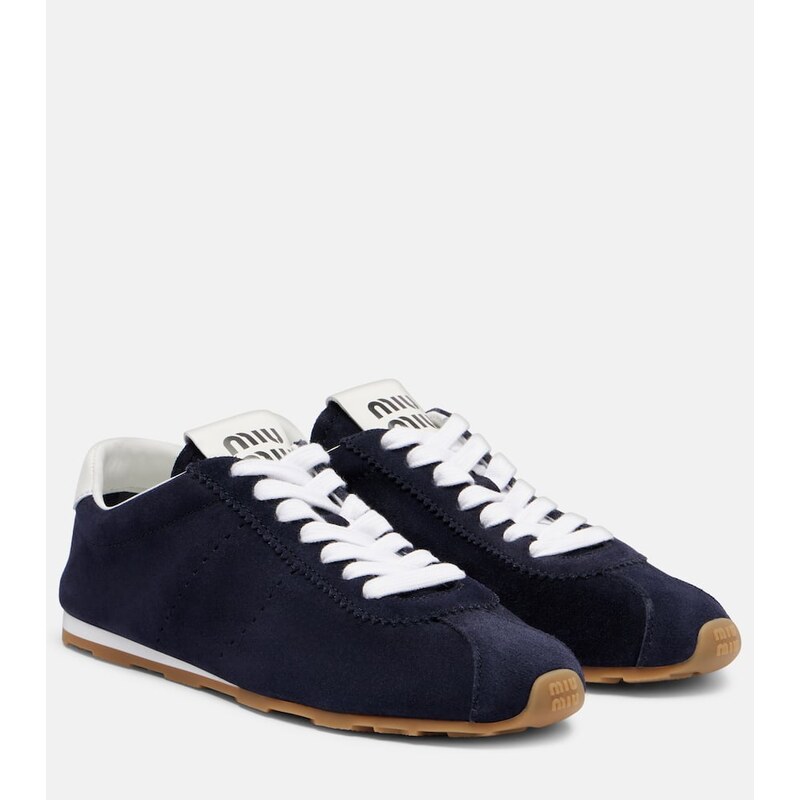 Miu Miu Plume suede sneakers