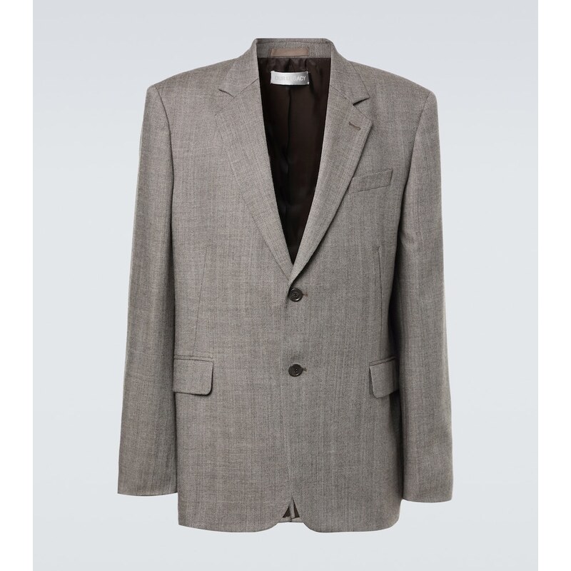 Our Legacy Ceremony herringbone virgin wool blazer