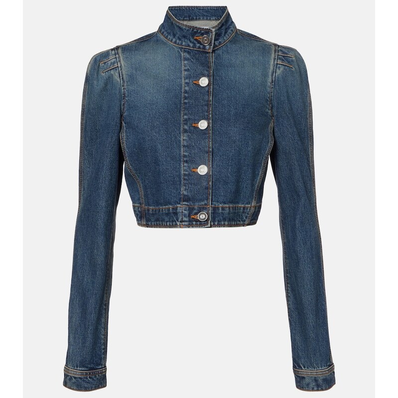 Alaïa Cropped denim jacket