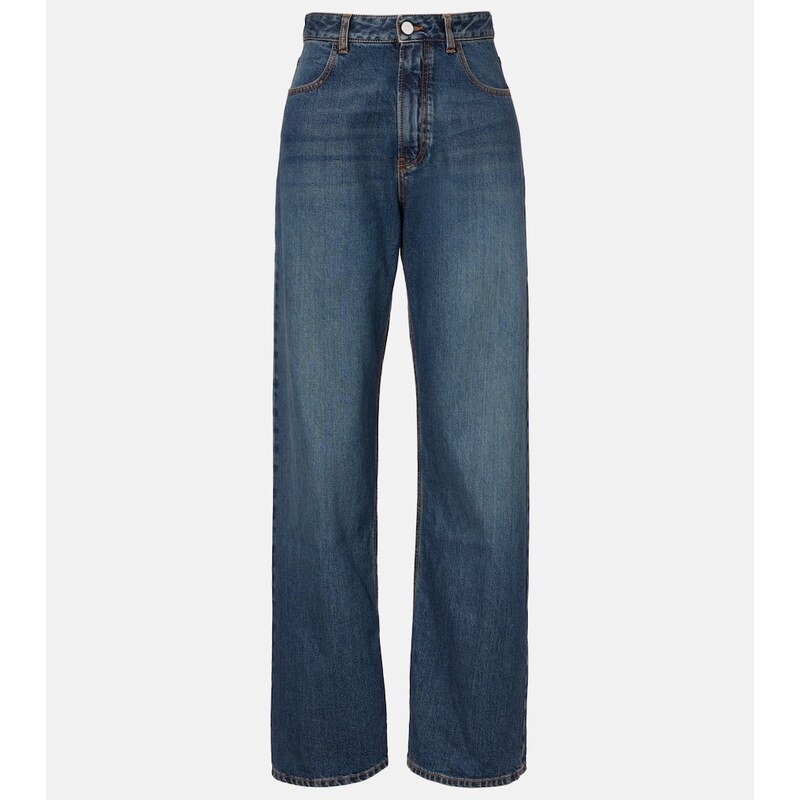 Alaïa Low-rise straight jeans
