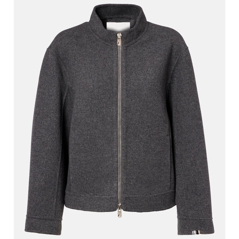 Extreme Cashmere Motor wool and cashmere bomber jacket