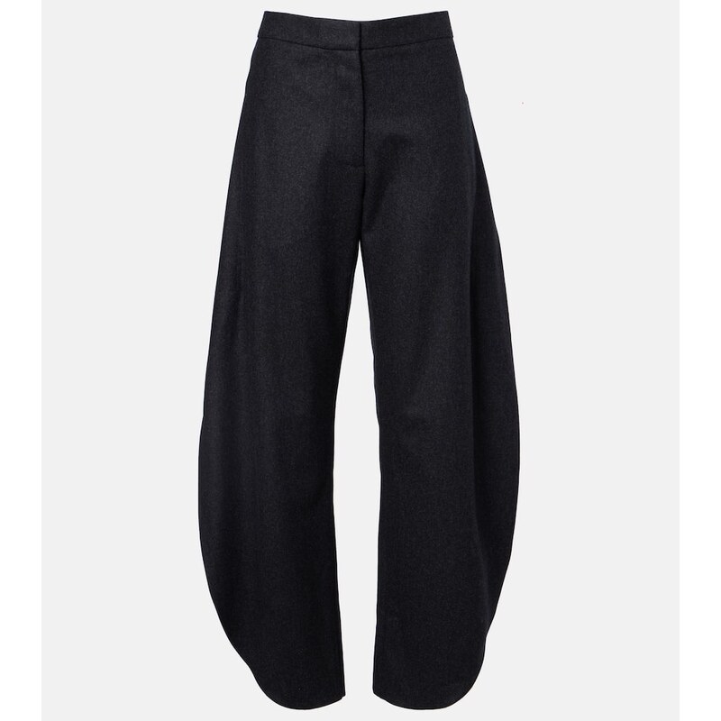 Alaïa Wool barrel-leg pants