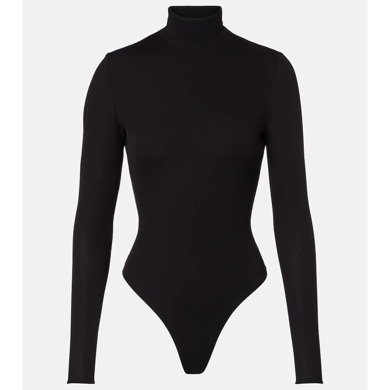 Alaïa Open-back jersey bodysuit