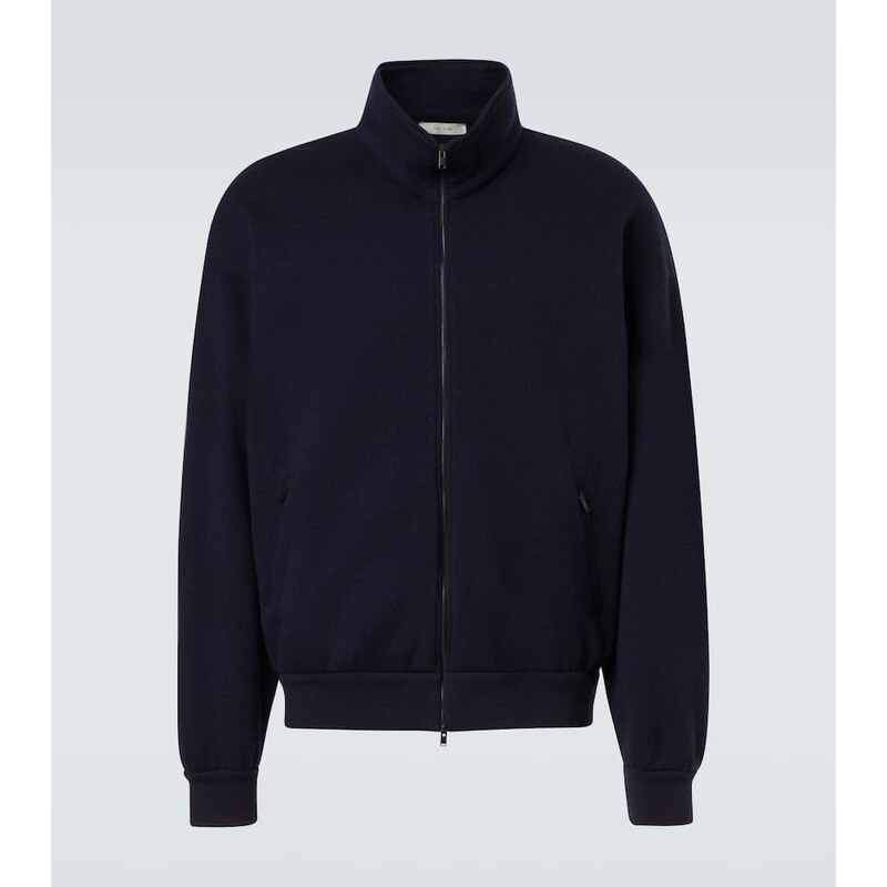 The Row Cashmere and cotton bomber jacket