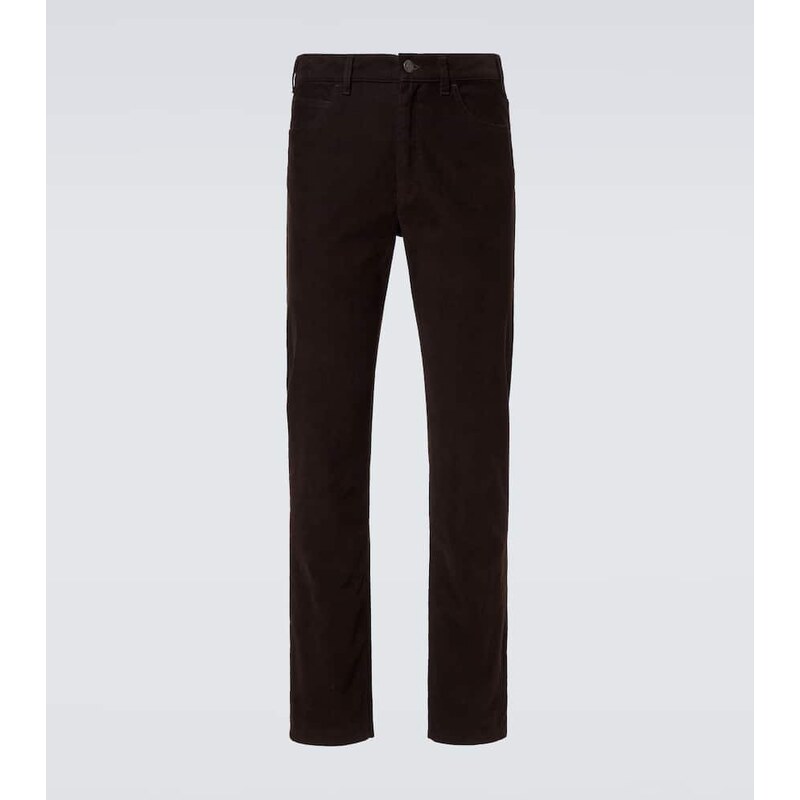 The Row Fred cotton corduroy slim pants