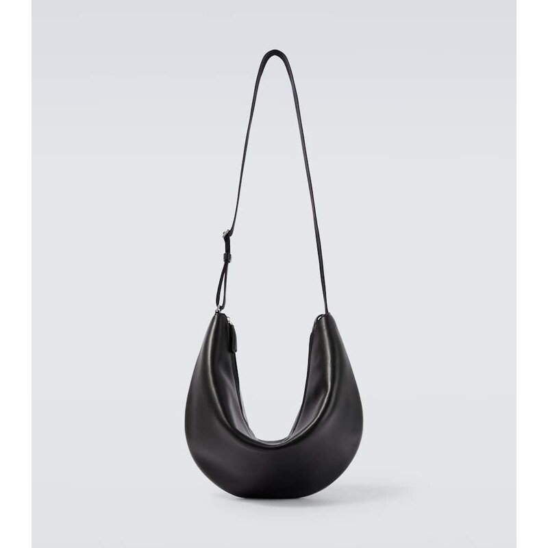 The Row Crescent leather crossbody bag