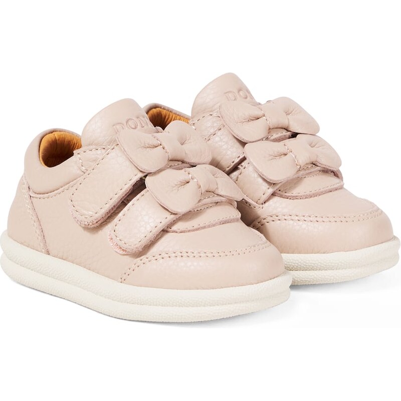 Donsje Baby Zoena bow-detail leather sneakers