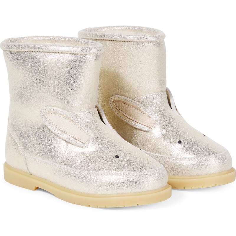 Donsje Xelly metallic leather boots