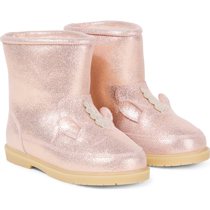 Donsje Xelly metallic leather boots