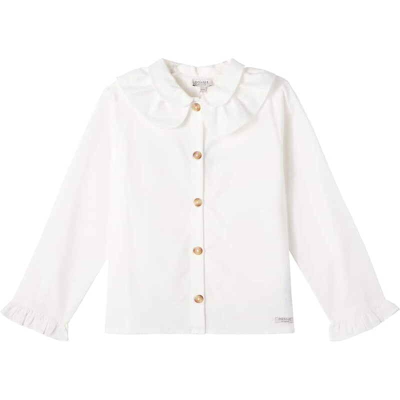 Donsje Nien ruffled cotton blouse