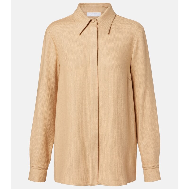 Gabriela Hearst Cruz cashmere and silk shirt