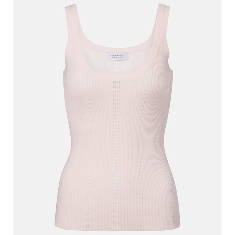 Gabriela Hearst Lucy rib-knitted wool tank top