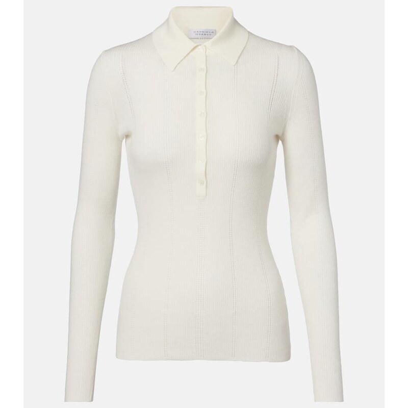 Gabriela Hearst Sophia wool polo sweater