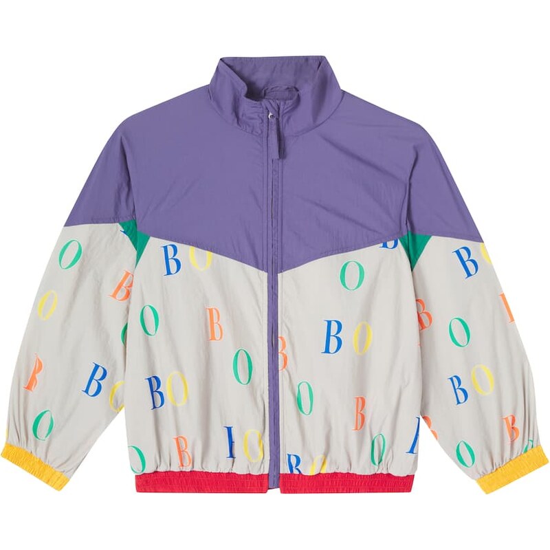 Bobo Choses Logo printed colorblocked jacket