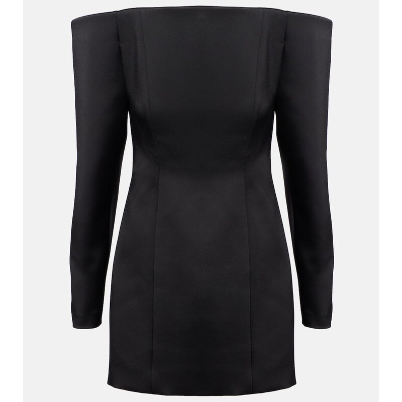 Stella McCartney Off-shoulder satin minidress
