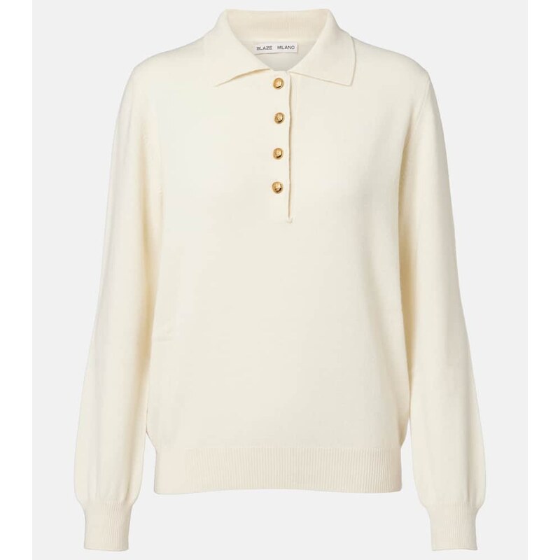 Blazé Milano Highland wool and cashmere polo sweater