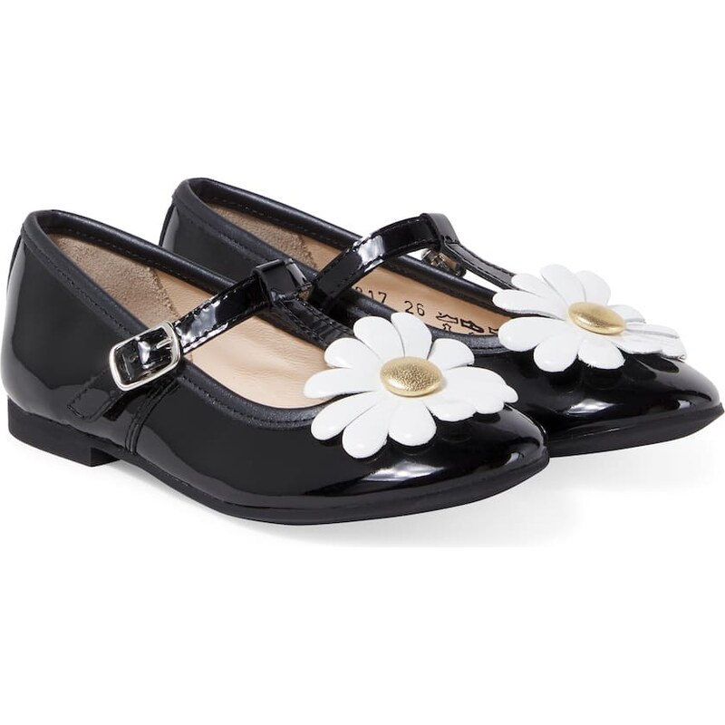 Pom dApi Dory Flo leather Mary Jane flats