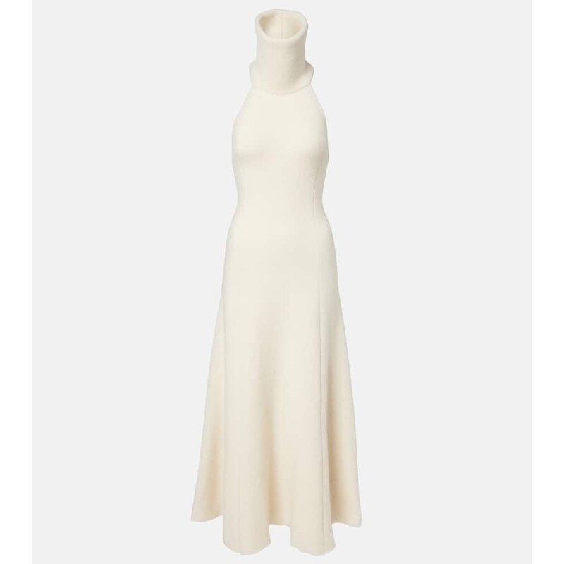 Magda Butrym Wool, silk, and cashmere maxi dress