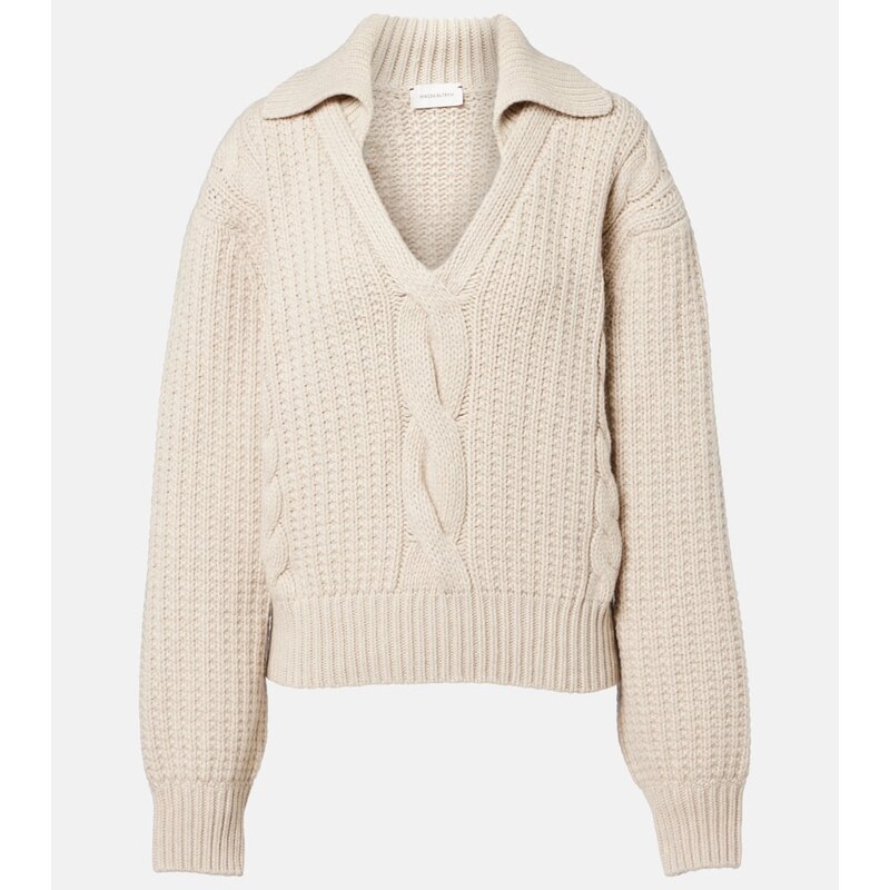 Magda Butrym Cable-knit cashmere sweater