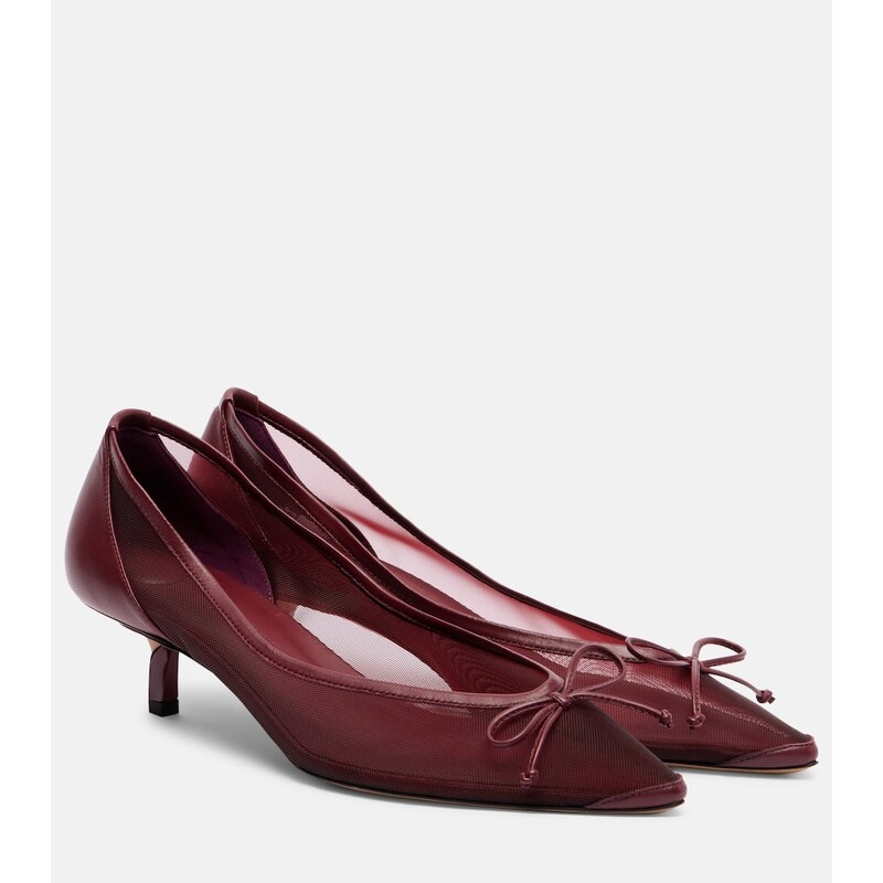 Jacquemus Tourni 45 mesh pumps