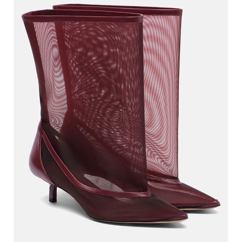 Jacquemus Tourni mesh ankle boots