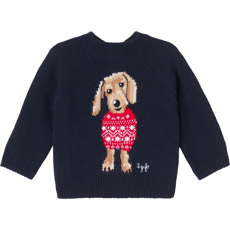 Il Gufo Baby virgin wool sweater
