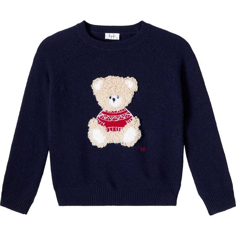 Il Gufo Patch-appliquÃ virgin wool sweater