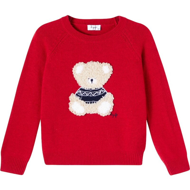 Il Gufo Intarsia wool sweater