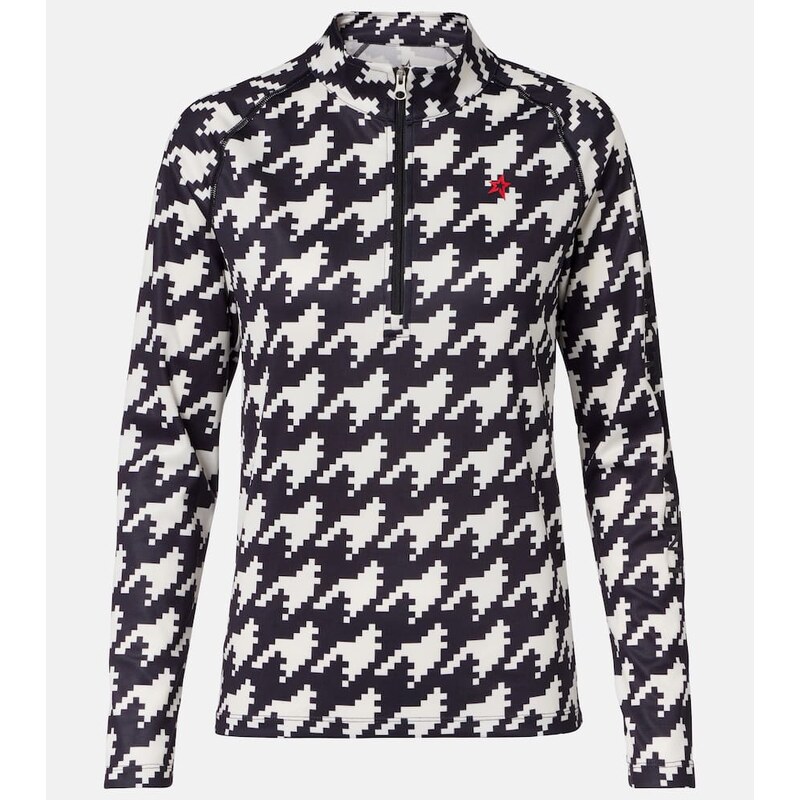 Perfect Moment Houndstooth ski top