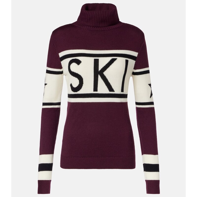 Perfect Moment Schild intarsia wool sweater