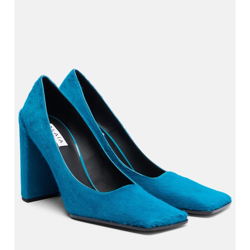 Alaïa 90 calf hair pumps