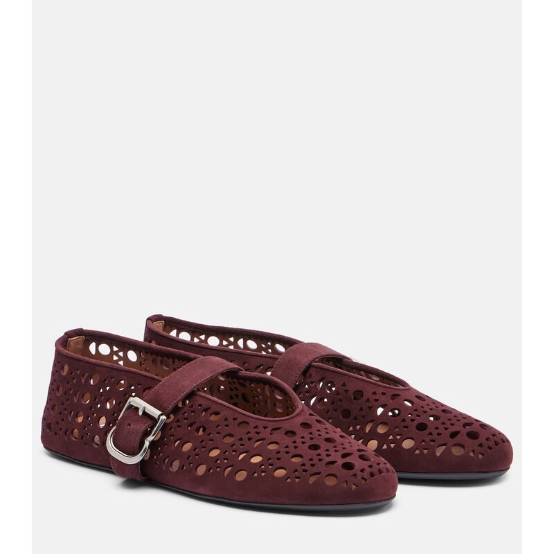 Alaïa Calf hair ballet flats