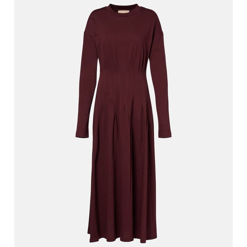 Plan C Cotton midi dress