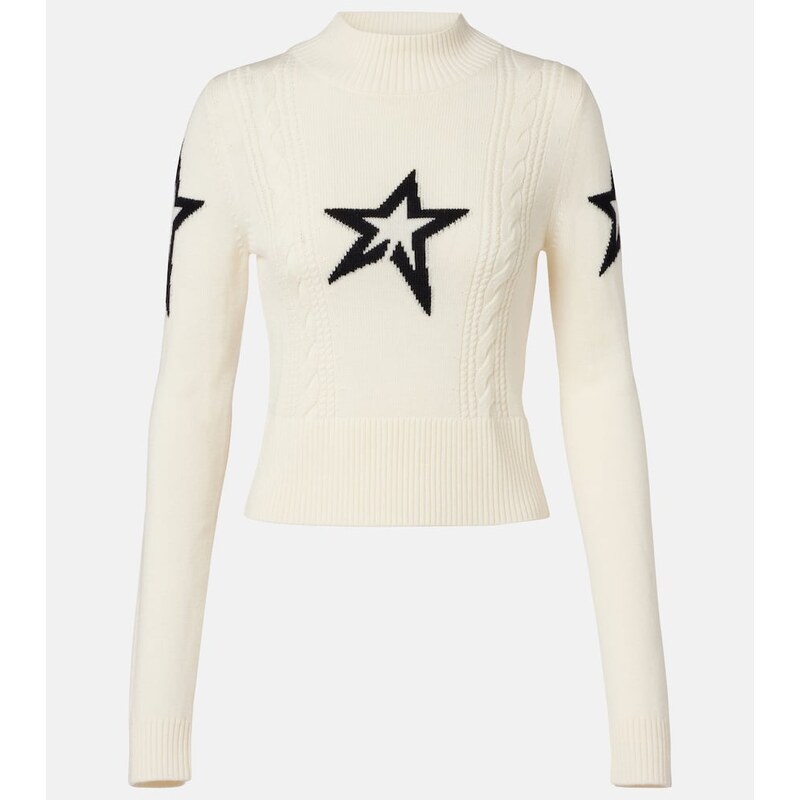 Perfect Moment Intarsia wool sweater