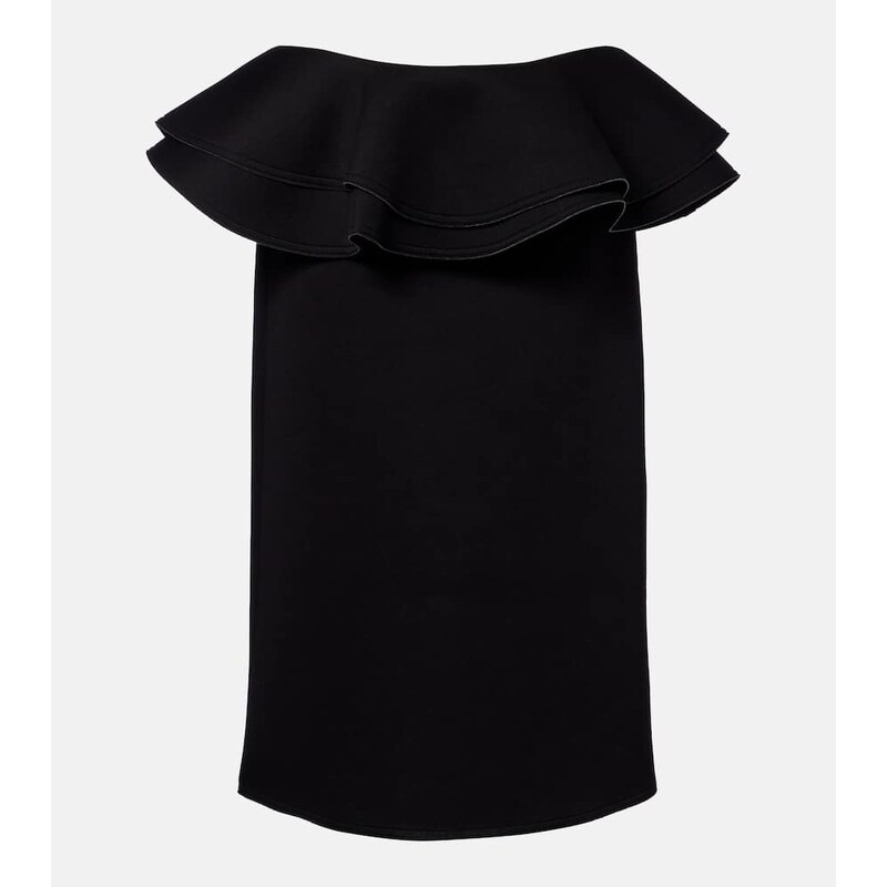 Plan C Ruffled midi skirt