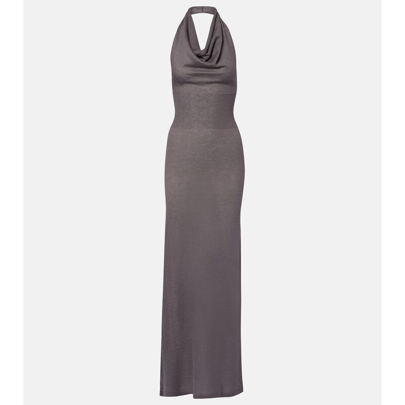 Aya Muse Reed halterneck maxi dress