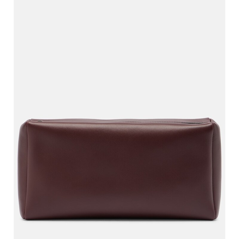 Kůželná psaníčka The Row Squared Compact v burgundské barvě