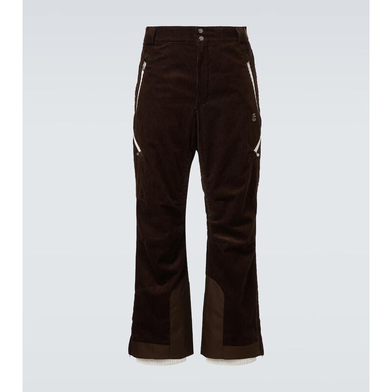 Brunello Cucinelli Cotton corduroy ski pants
