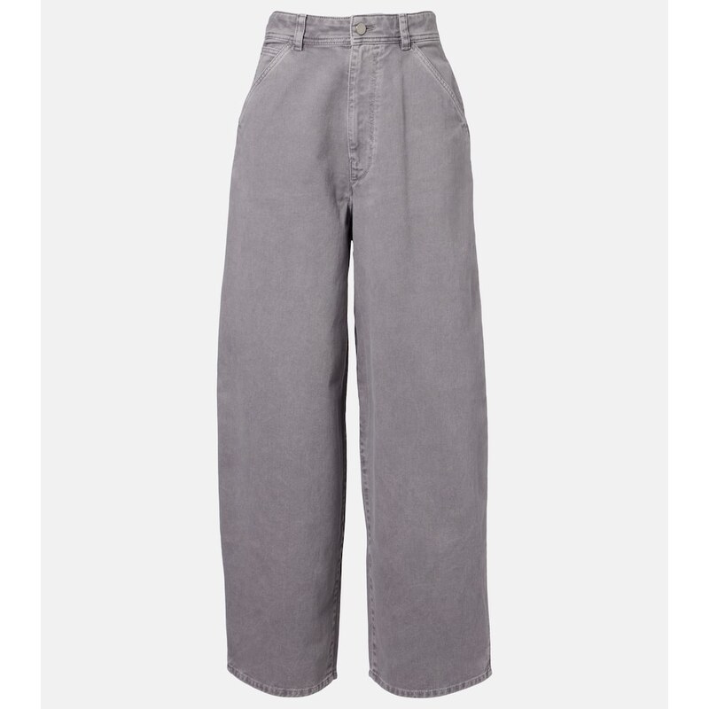Lemaire High-rise wide-leg jeans