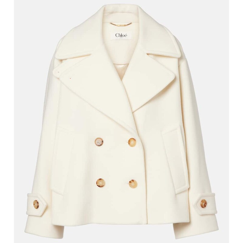 Chloé Oversized wool-blend coat