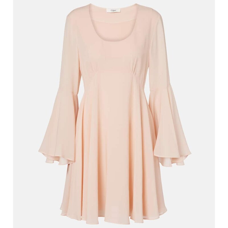 Chloé Silk georgette minidress