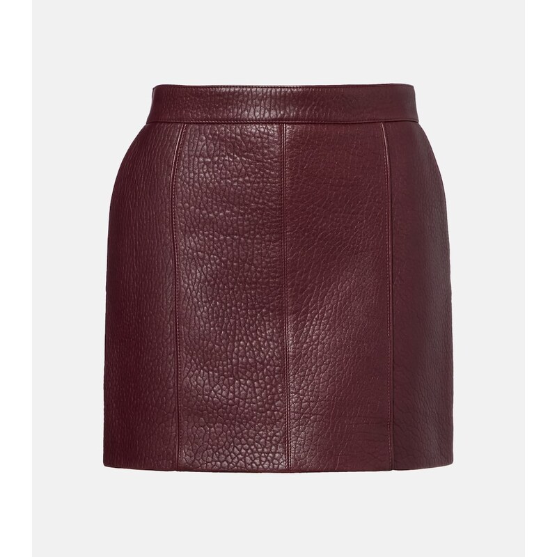 Chloé Leather miniskirt