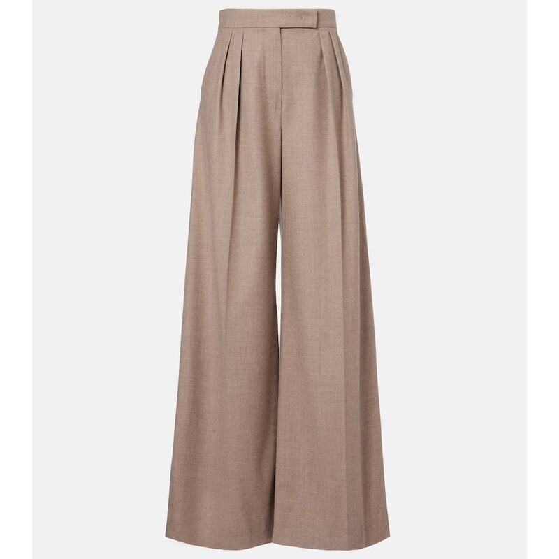 Max Mara Cashmere-blend wide-leg pants
